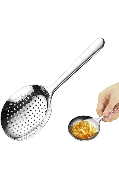 Aputue Stainless Steel Slotted Spoon, Professional Grade Kitchen Strainer wit...