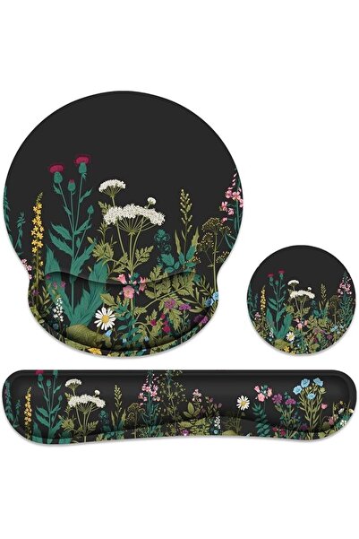 X SPRING Mouse Pad, Memory Foam Keyboard Wrist Rest Support Set, Anti Skid Ru...