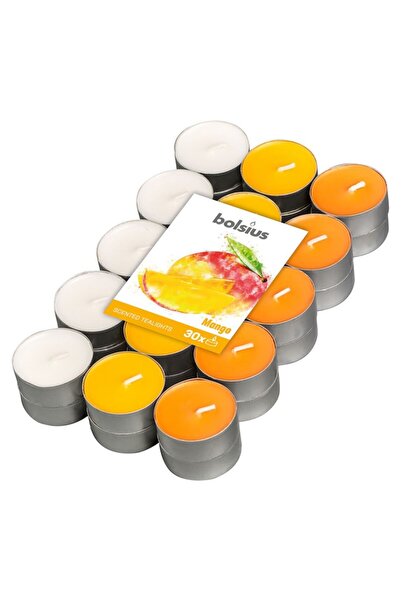 Bolsius Lumanari Pastila, 4 Ore, Mango, 30 Bucati