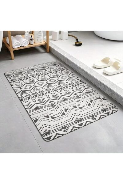 SmartMaster 40x60cm Diatom Mud Bath Mat Super Soft Absorbent Bath Mat Entranc...