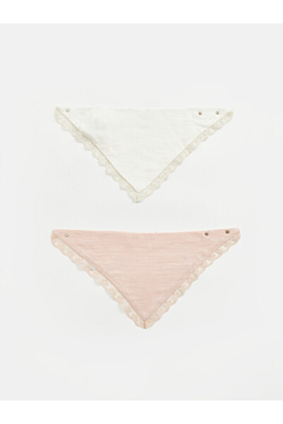 LC Waikiki Quality Pieces from Çelebi Store: Lace Detailed Baby Girl Bibs, Pa...