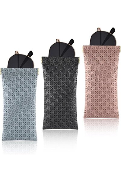 STARSTAR 8-piece set - Eyeglasses case - Soft eyeglasses pouch - Compact and ...