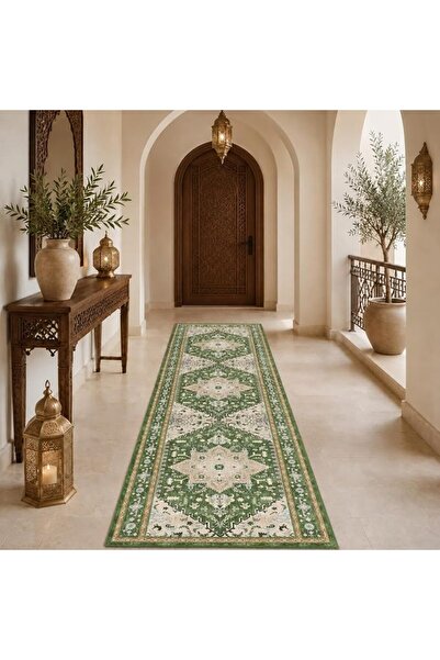Wemart Persian Runner Rug 80 x 240 cm سجادة ممر, Soft Faux Cashmere Washable ...