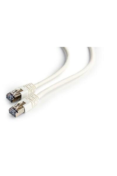 Gembird Cablu patch FTP Cat6, cupru-aluminiu, 5 m, alb, AWG26, ecranat "PP6-5...