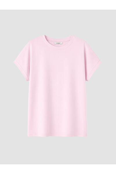 LC Waikiki Nevavm with Difference Big Size 100% Cotton Women's T-Shirt