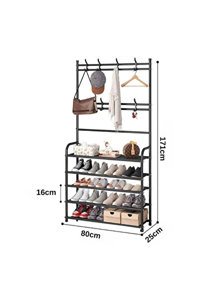 OEM Shoe Rack with Hanger for Hallway, Organizer 60×26×170