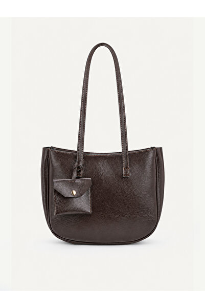 SHAKA Brown Shk341 Faux Leather, Zippered, Wallet Charm Gift, Women's Hand, A...