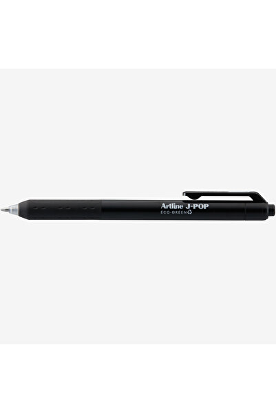 artline J-Pop zelené gelové pero, gumový úchop, hrot 0,7 mm - černé, 0,7 mm