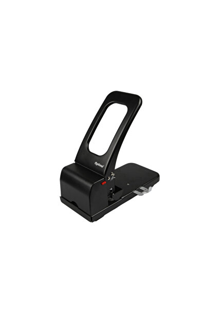 Optima Metal Hole Punch, High Capacity, 100 Sheets, Hdp100 - Black Stapled Pe...