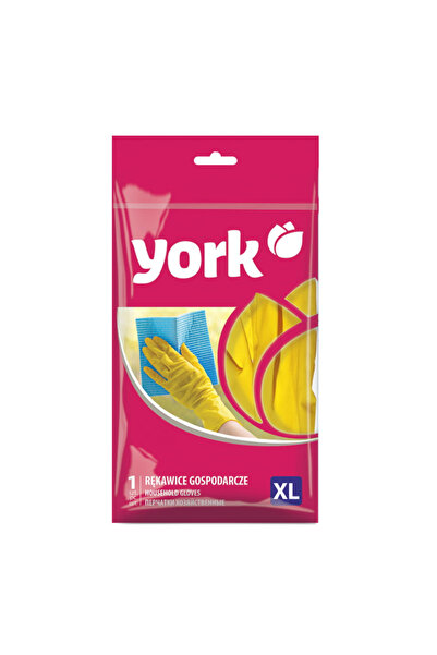 YORK Manusi Menaj, Din Cauciuc, Galbene, 1 Pereche/Set, - Marime Xl