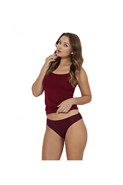 VELVET TOUCH Γυναικείο σλιπ από μπαμπού Μπορντό 2521BOR, Μέγεθος M