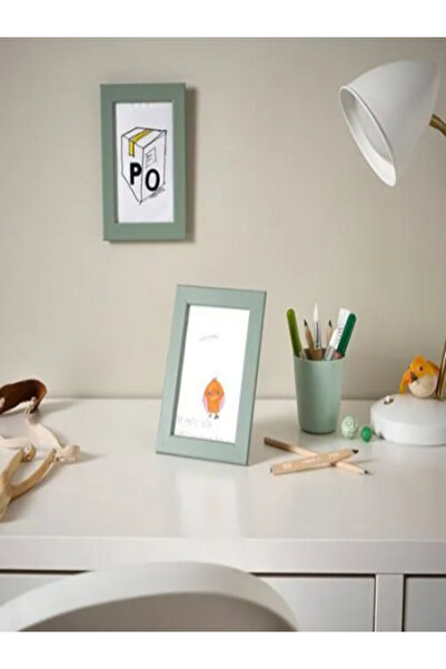 IKEA Fiskbo Green Frame 10X15Cm