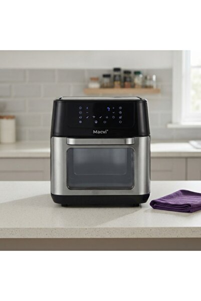 DeaL Friteuză cu aer cald de 12L, 2400W — Gătit rapid și sănătos! 🍟 ✨