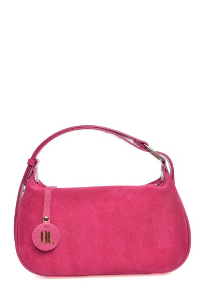 SimpleFind Anna Luchini Geanta piele -Damaris-Magenta,Geanta de umar piele na...