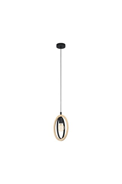 OEM Eglo Basildon висяща лампа E27 макс. 1x40W, кафяв/черен
