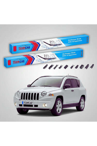 TEAMCAR Υαλοκαθαριστήρες Jeep Compass MK 2006-σήμερα |   Εμπρόσθιο Σετ Επίπεδ...