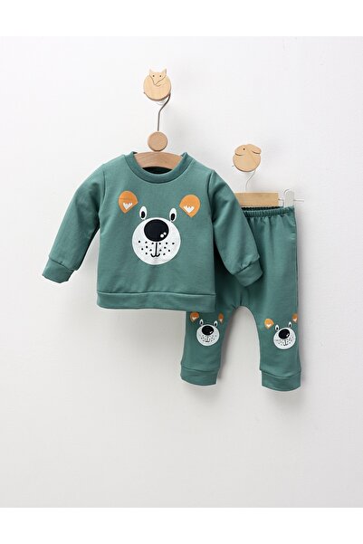 MiniKids Compleu Wild Bear, verde