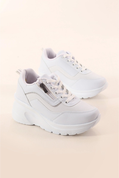 pilla spor BEYAZ KADIN SNEAKER GÜNLÜK SPOR AYAKKABI