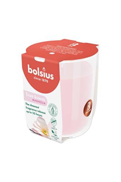 Bolsius Set 3 x Lumanare Parfumata in Pahar, Magnolie, Bolsius, 80 x 73 mm