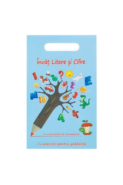 BAMI NETWORK Carte educativa cu autocolante 17x27.5 cm pentru gradinita