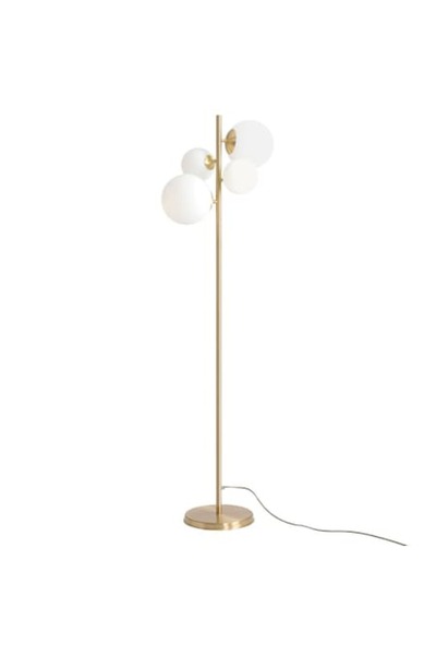 Aldex Lampadar din alamă, Aldex, Bloom, metal, E14/E27, 35x48x161cm