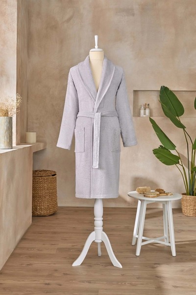 Özdilek Single Bathrobe Şalyaka-Colourist Gray (Size L)