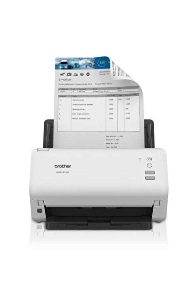 Brother ماسح ضوئي مكتبي عالي السرعة ADS-3100 |   ماسح ضوئي للمستندات A4 مزدوج...