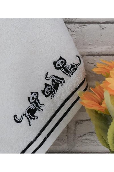 Baveno 100% Cotton 2-Piece 41X71 cm Gift Set with Special Embroidered Towels