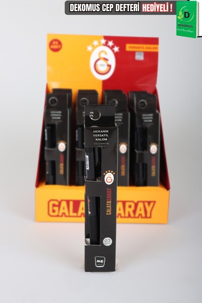 Galatasaray x Dekomus Lisanslı Metal Gövde 0.7 MM Uçlu Kalem / Mimar Kalemi T...