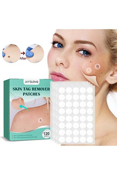 jaysuing Skin Tag Remover Patches Mole Wart Removing Sticker Natural Ingredie...