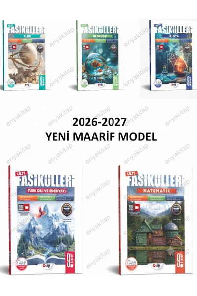 Ulti Yayınları 9. Sınıf Edebiyat Matematik Kimya Fizik Biyoloji Ulti Fasiküll...