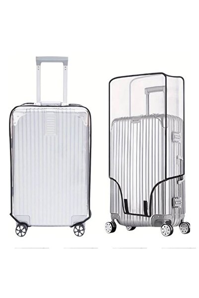 BAMI NETWORK Husa protectie valiza transparenta PVC 49x29x71cm