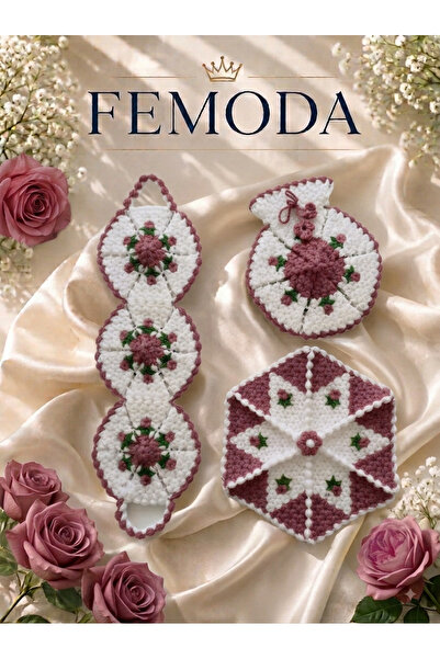 Femoda El örgüsü lif seti 3 lü