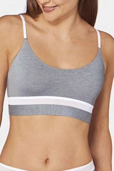 SLOGGI Bra, Ever Fresh H N Crop Top, gri, S