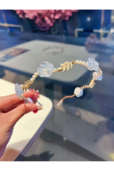 Take Two By Styli Floral and Pearl Embellished Headband