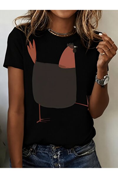 Generic Brand Cartoon Chicken with Big Body,casual wear,everyday essential,sh...