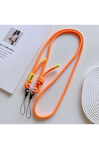 Choice5 Orange Adjustable Universal Phone Lanyard Diameter Outdoor Case Cross...