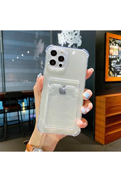 Choice17 iPhone17 Clear Four-Corner Shockproof Translucent Soft TPU Wallet Sl...