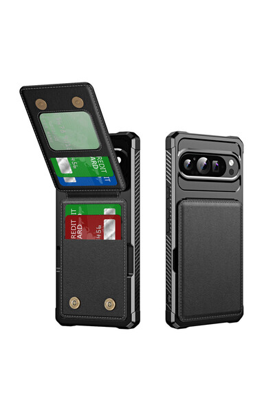 Choice Google Pixel 10a black New PU Leather Flip Wallet Card Slot Bag Stand ...