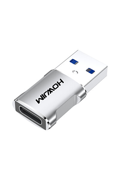 Choice9 silver 1pcs USB to USB C Adapter Type-C Female to USB3.0 Male OTG Ada...