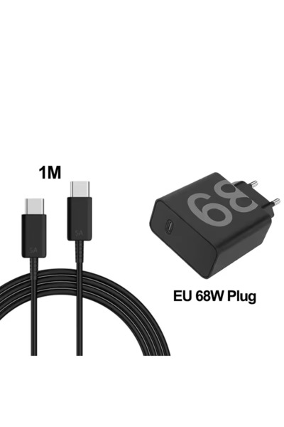 Choice3 EU 68W 2IN1 1M PD 68W For Charger USB C Type-C Fast Charge For iPhone...