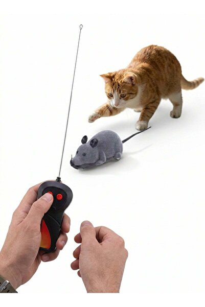 REZZOSS Remote Control Mouse Toy Fake Rat Prank – Realistic Pet Toy Plush Ele...