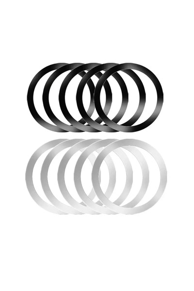 Choice10 A 10Pcs Mix Stainless Steel Universal Magnetic Metal Plate Ring For ...