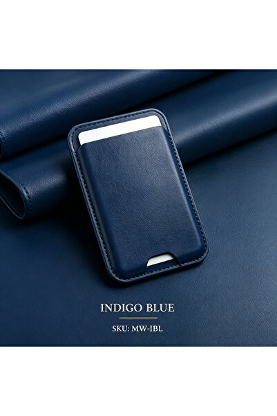 Choice4 Dark Blue Premium Magnetic Wallet for iPhone 15 13 12 16 14 17 Pro Ma...