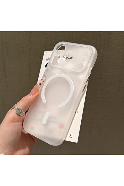 Choice51 iPhone17 Pro Max WHITE Ultra Thin Matte Translucent For Magsafe Wire...