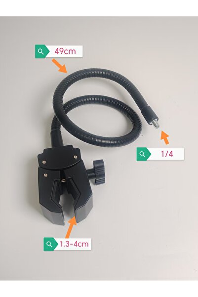 Choice QJ-2 Universal Large Fixture 360 Degree Camera Bracket with Metal Flex...