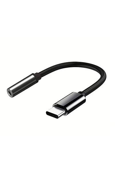 Choice black USBC to Aux Audio Dongle CableUSB-C to 3.5mm Headphone Jack Adapter