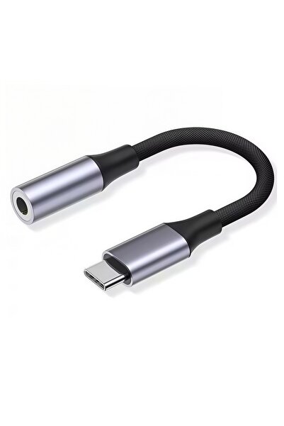 Choice grey 1pcs USB Type C To 3.5 Jack Earphone Adapter USB-C 3 5mm Audio Cable