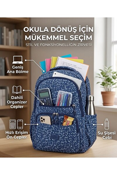 tüftürük Astral School Bag Spacious Capacious School Backpack Perfect Choice ...