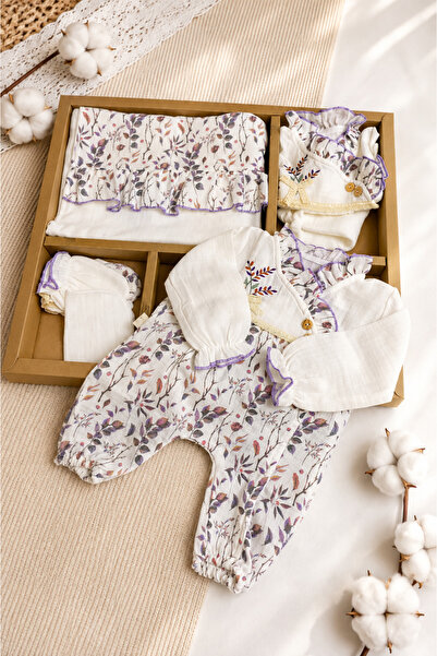 VERONA TARZ Baby Girl Premium Boxed 10-Piece Hospital Discharge Set Newborn C...